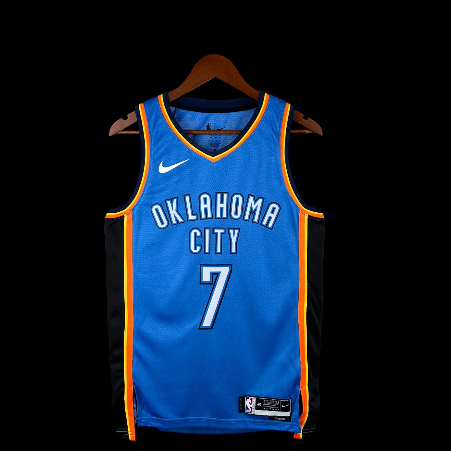 Oklahoma City Thunder Maillot NBA - Vue 1